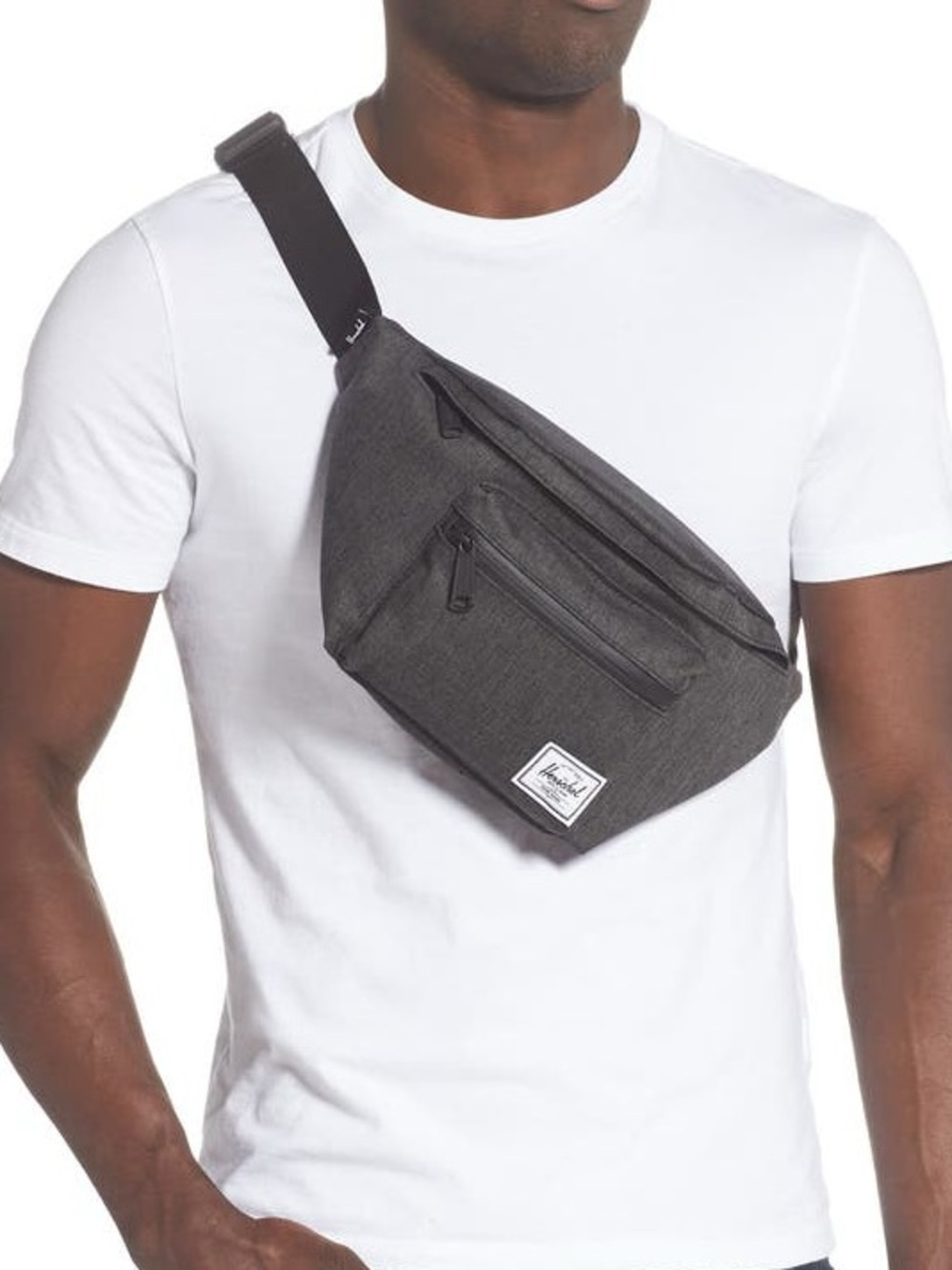 Herschel Supply Co. Seventeen Hip Pack in Charcoal Crosshatch Colorway